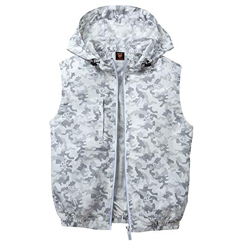 空調服迷彩柄ファン付きベスト Lサイズ 2号 空調服 ベスト 迷彩 Lサイズ 空調作業服 ファン バッテリー 熱中症